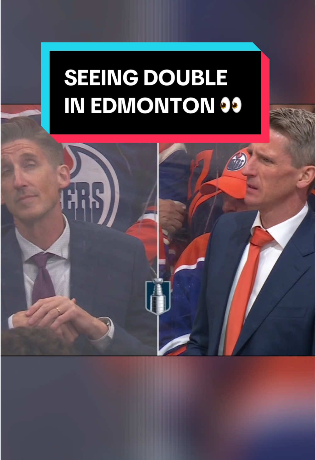 imagine running into a Kris Knoblauch lookalike in Edmonton 👀 #NHL #EdmontonOilers #hockey #SportsTikTok #KrisKnoblauch #StanleyCup 