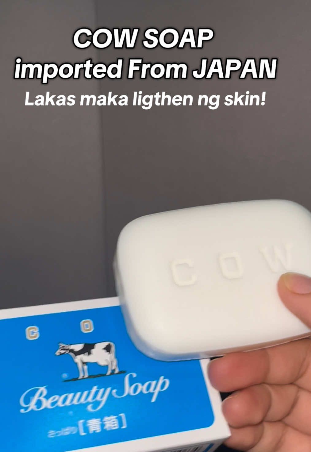 Before chocolate lang gusto kong pasalubong sa mga naka abroad but when i tried to used COW SOAP Naging favorite pasalubong kona to from our relatives in japan legit na pumuti skin ko and naging soft talaga balat ko miii!  #cowsoap #cowsoapjapan #japan #japansoap #tiktok #fy #beautysoap #fypage #japanproducts #tiktokph #tiktokaffiliate #tiktokshop #tiktokphilippines #tiktoker #tiktokviral #viralvideo #trends #trending #trend #trendingtiktok #fypage #fyyyyyyyyyyyyyyyy #fyppppppppppppppppppppppp 