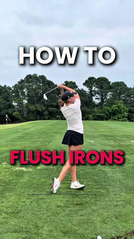Tips to flush your irons #golf #golfer #golftiktok #tips #advice #Lifestyle #fyp 
