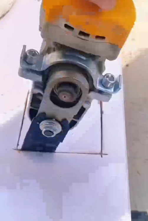 Angle grinder modified universal head # angle grinder refitted # time-saving, labor-saving and efficient # very convenient and practical # hardware#goodthings #tiktok #fyp 