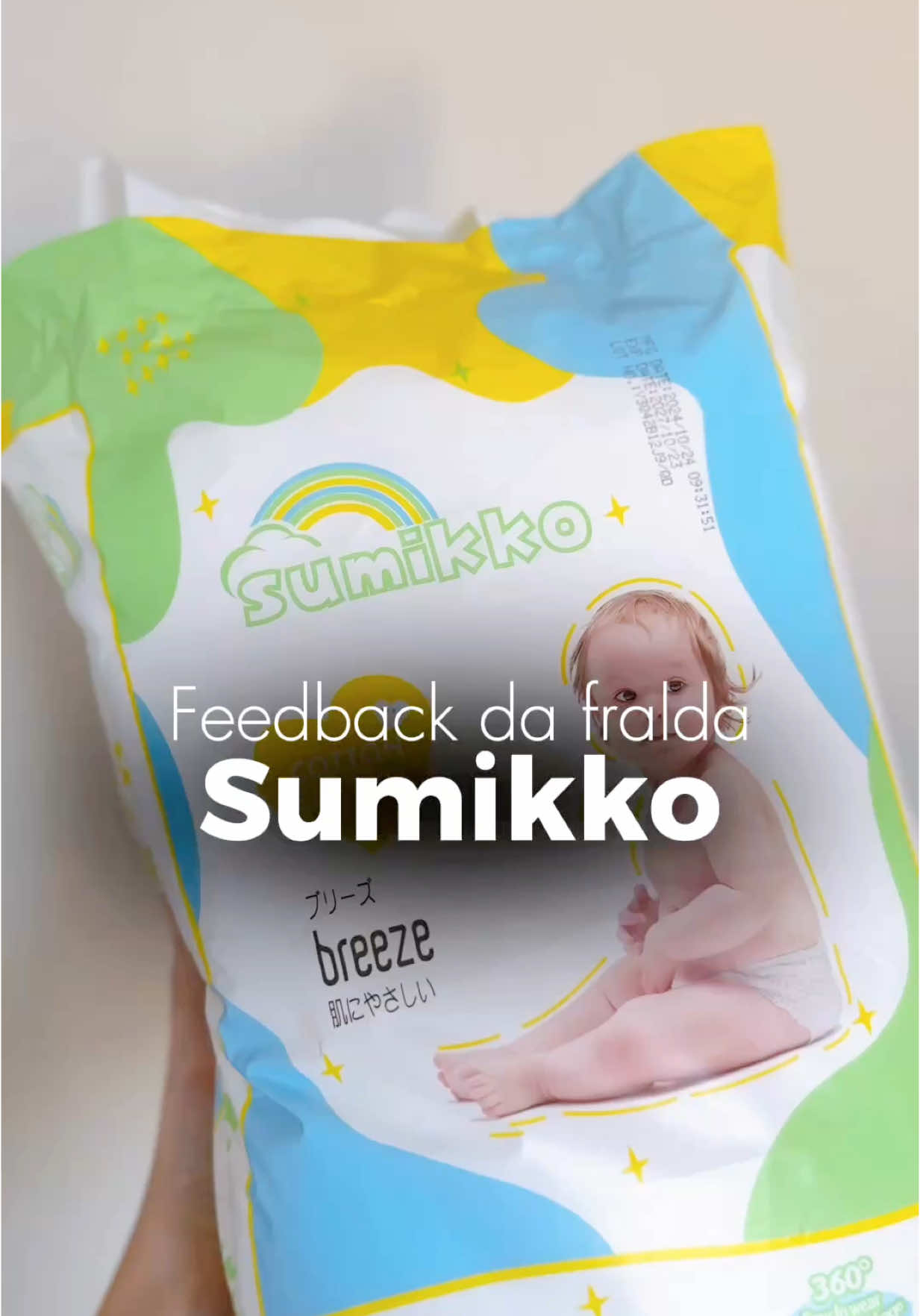 Feedback da fralda Sumikko ✨ #maternidade #maedeprimeiraviagem #shopee #fraldasumikko 