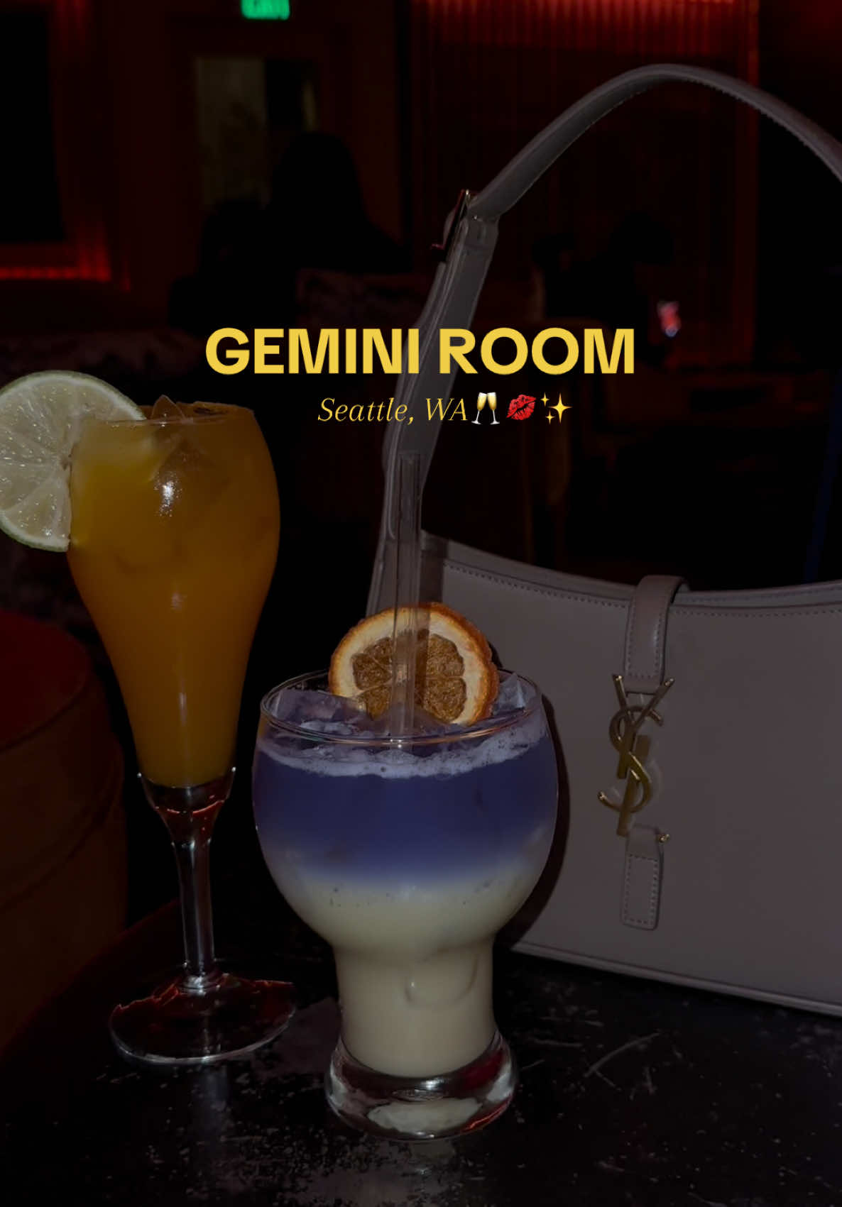 Gemini Room has definitely been added to my list of favorite bars in Seattle 😍 loved the low lighting and drinks. Also super close in proximity to restaurants and bars in cap hill  #barhopping #datenight #datenightideas #seattlenightlife #seattlebars #seattle 