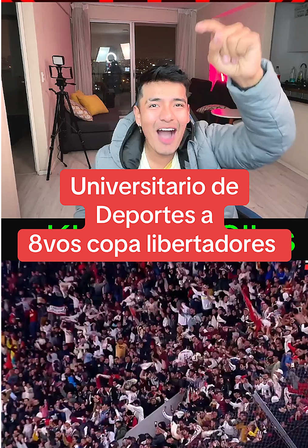 Felicidades universitario de deportes pasó a 8vos de la copa libertadores 🥳🥳🥳🥳🥳 #universitariodedeportes #8vosdefinal #copalibertadores #riverplate #reaccion #fyp 