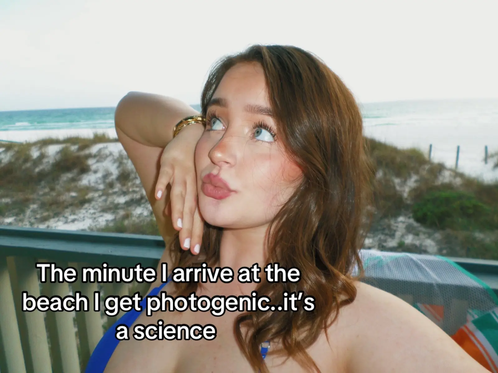 I can’t be the only one who experiences this #fyp #viral #beach #vacation #photoshoot #photos #model #content #socialmedia #ocean #bikini #foryoupage #comment #fullyclothed #bathingsuit #swimming #pool #camera 