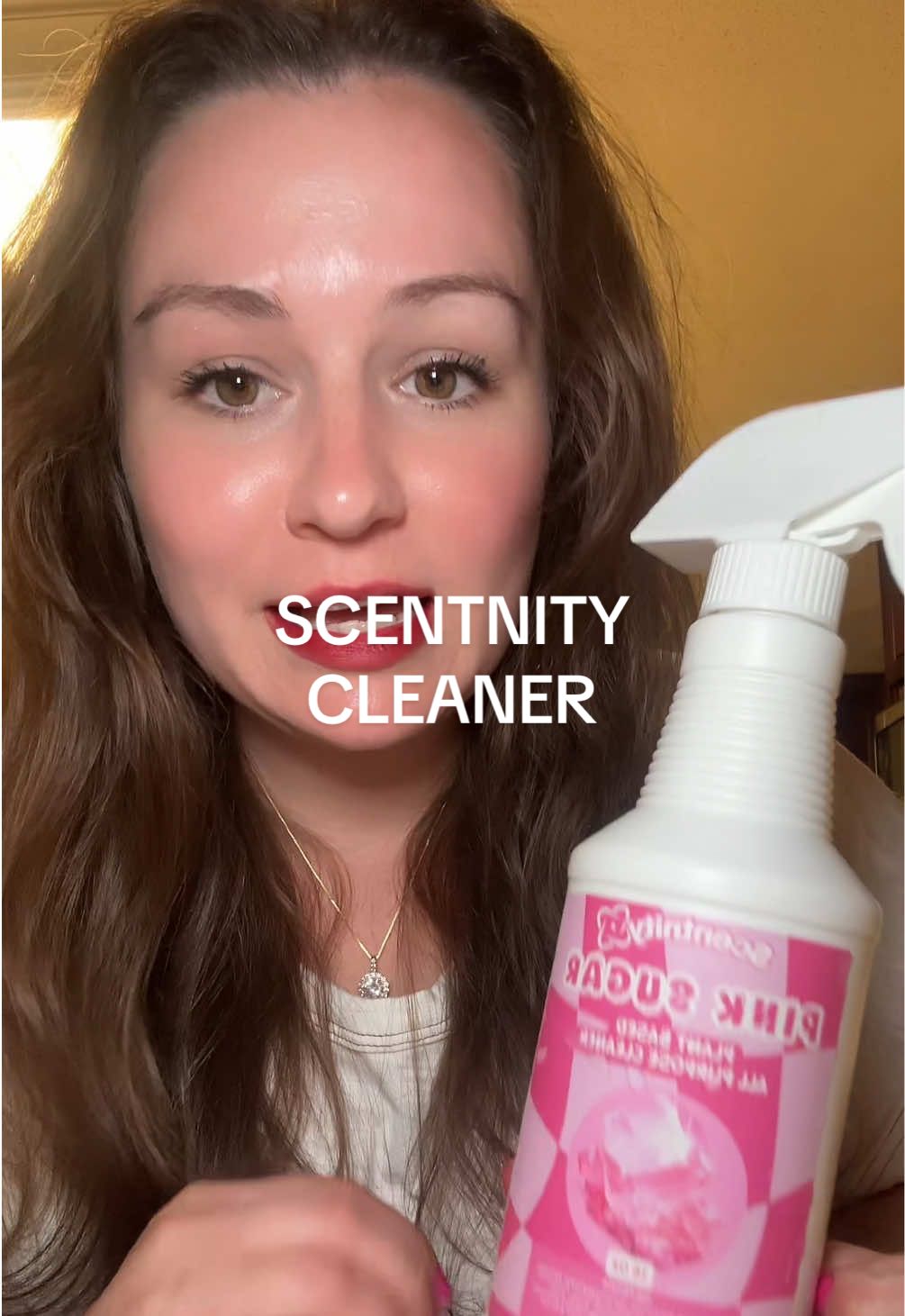 It smells amazing and it’s plant based?! @Scentnity  #scentnity #scentnitycleaner #allpurposecleaner #plantbasedcleaner #cleaningspray #tiktokshopsummerturnup 