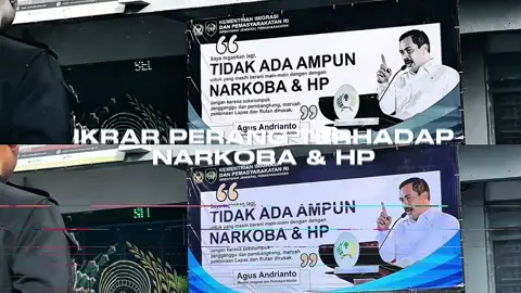 Kepala Rutan Kelas IIB Kudus Beserta Jajaran Berikrar Perang terhadap Narkoba dan HP di dalam Rutan. #fyp #kemenimipas #pemasyarakatan #ditjenpemasyarakatan 