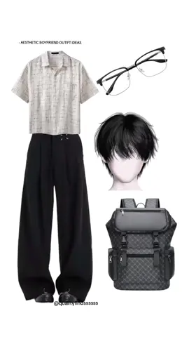 AESTHETIC BOYFRIEND OUTIFT IDEAS... #4u #aesthetic #boyfriend #outfitideas #Boxy #polo #shirt #plade #huilishi 