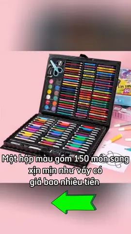 Hộp màu 150 món giá rẻ #hopmau 