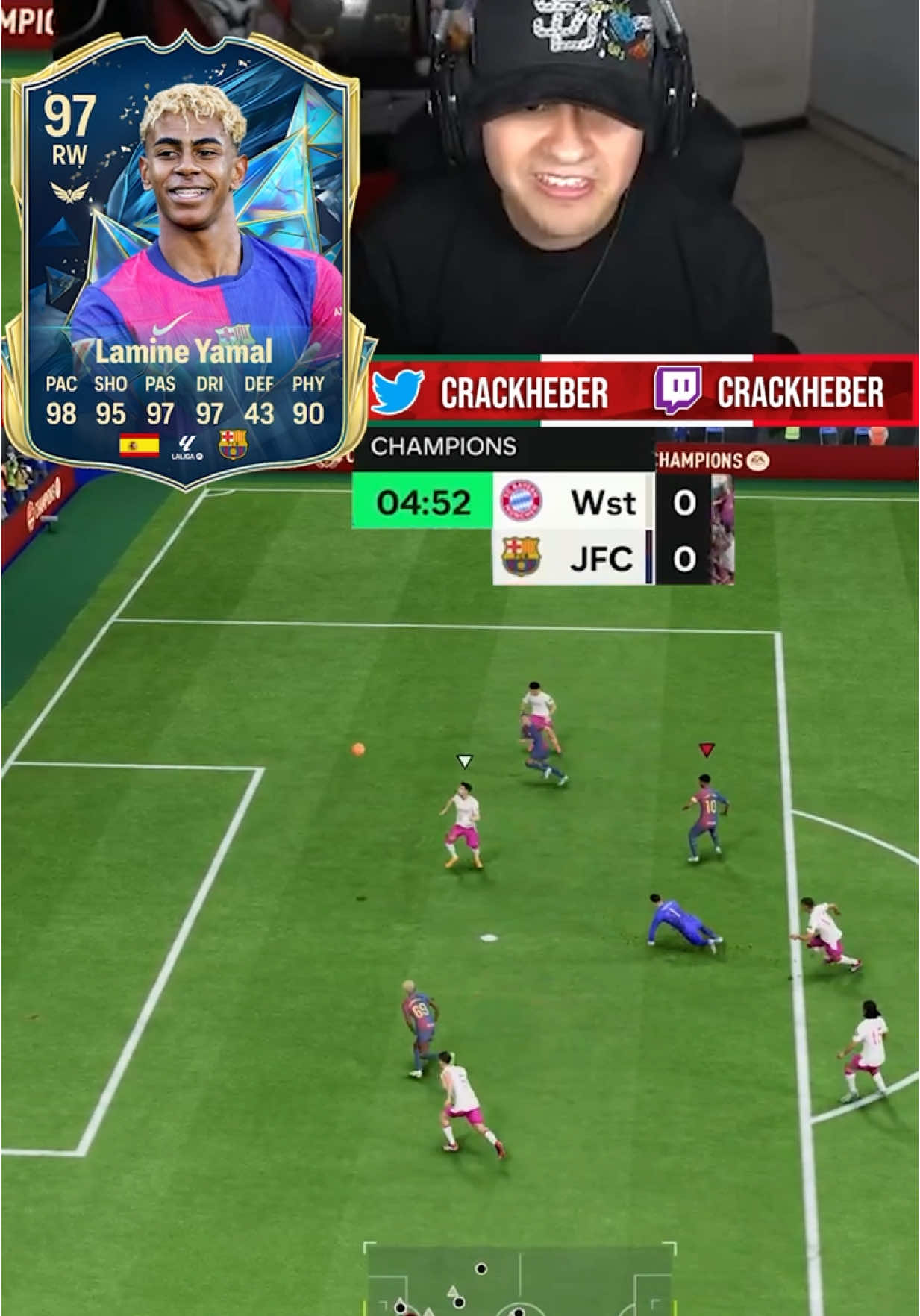 Lamine Yamal goat💀💀 #lamineyamal #fcbarcelona #fifa25 #golazo #paratii 