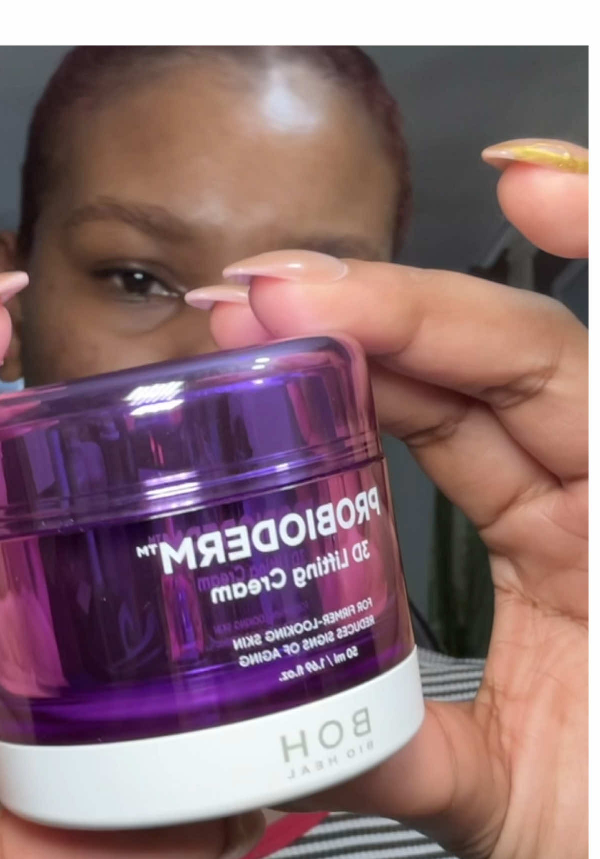 Probioderm 3D Lifting Cream💜🤍 I’m obsessed with this product! ✨ It’s now a must in my daily routine my skin feels SO much better. This product is available on Amazon at a 40% discounted price.  . . . #boh #purplebotox #nightcream #wrinklecream #amazon #antiaging #skincare #skincareroutine #creatorsearchinsights #fyp #paratiiiiiiiiiiiiiiiiiiiiiiiiiiiiiii 