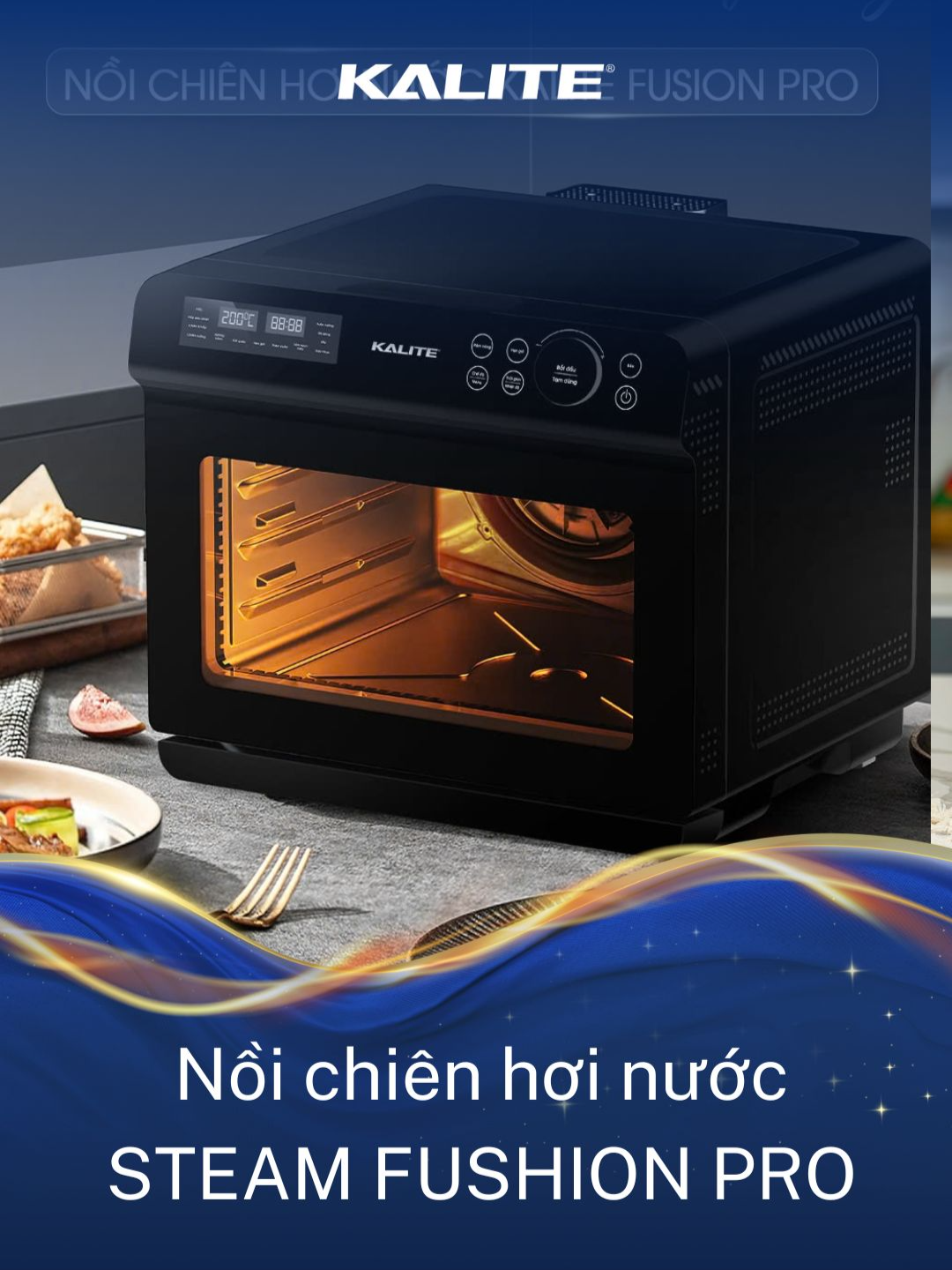 Hải sản hấp với nồi hiên hơi nước KALITE STEM FUSHION PRO #KALITE #KALITEVIETNAM #HEALTHY #GIADUNG