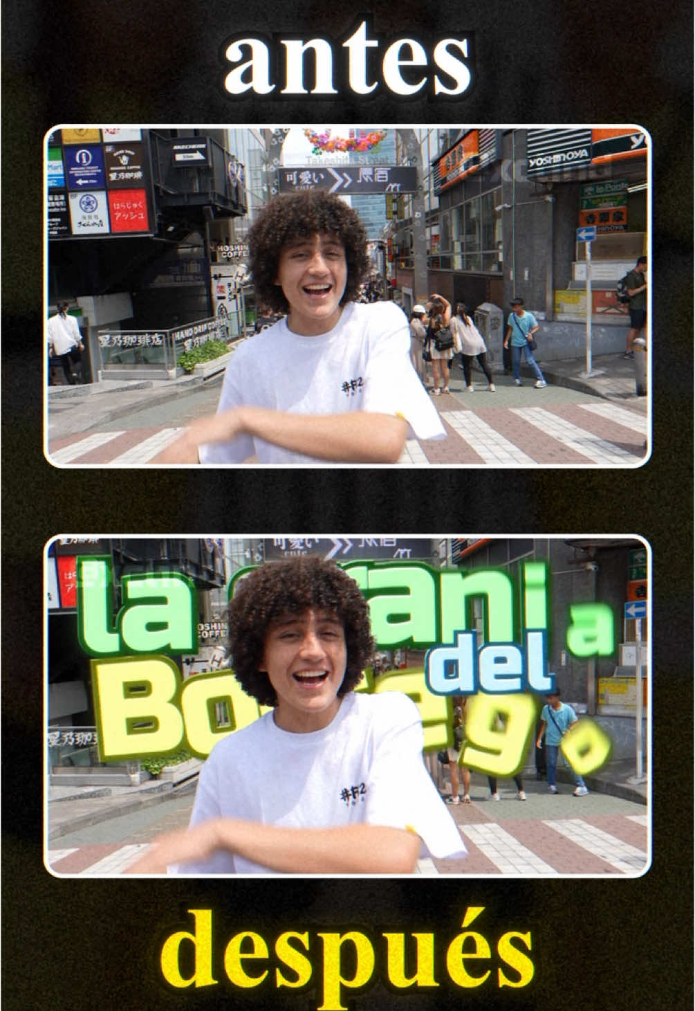 Un antes y después de un video reciente que edite para el Borrego📽️.  #aftereffectsedits #adobe #editor #premierepro #aftereffects #adobeaftereffects #vfx #animation #vfxartist #lagranjadelborrego #borrego #elborrego 