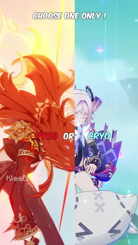 Genshin impact Choose Only 1! Pyro Or Cryo✨ #fyp #hoyoverse #genshin #原神 #원신 #hoyocreators #citlali #mavuika #arlecchino #wriothesley #yoimiya #ayaka #hutao #shenhe #lyney #escoffier #diluc #ganyu #klee #eula #mondstadt #liyue #inazuma #fontaine #natlan