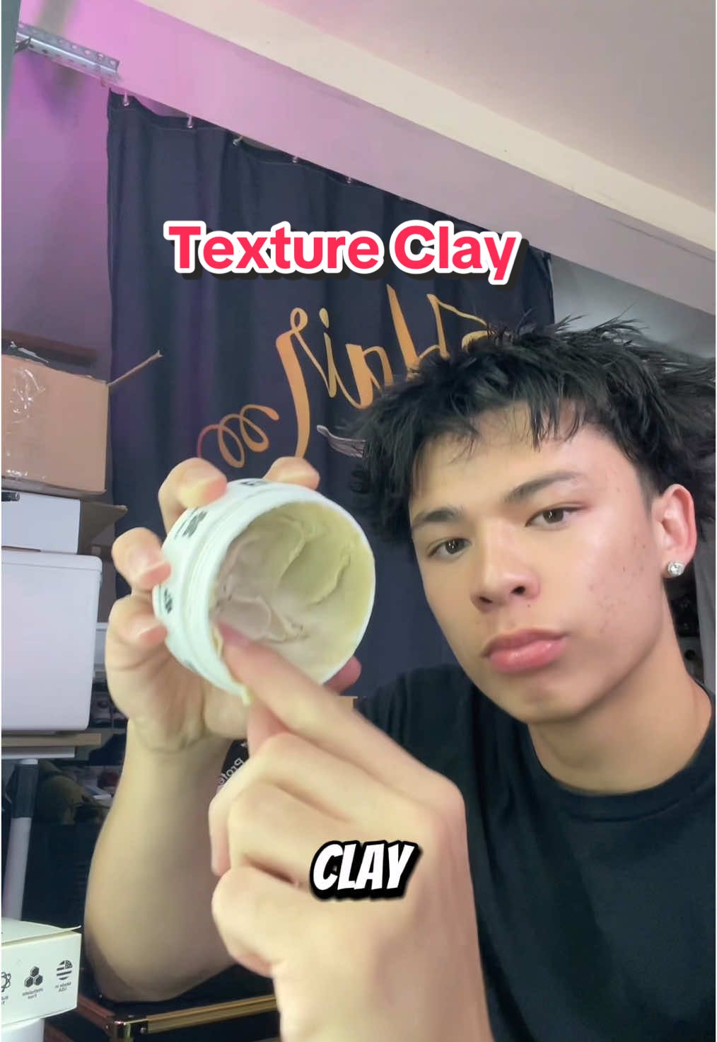 Texture Clay the method fr 🤷‍♂️😮‍💨  #texture #clay #texturedhair #styling #hair #evancutz #16guard #straighthair #fyp #tiktok #shop #affiliate #trending #viralproducts @Based Bodyworks 