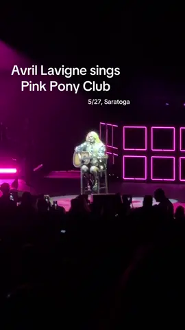 Okay, but our girl killed it tonight! Can’t wait to share more #avrillavigne #avrillavigneedit #pinkponyclub #concerttok 
