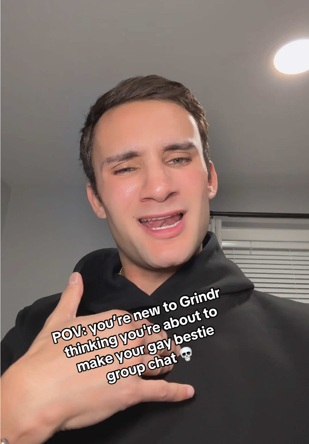 you’ll learn soon enough sweetheart… xoxo 😘  #gay #gaytiktok #lgbt #grindr #fyp #groupchat 