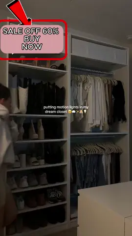 BEST CLOSET LIGHT OF THE YEAR! 👉 Magnetic mount – easy to remove and recharge ✨ Auto-on when you're near – super convenient! #motionlight #tiktokfinds #usbcharginglight #musthave #TrendingNow #viral #ForYouPage #trending #philippines