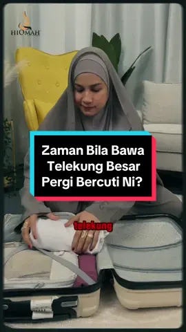 Replying to @ciknurefa best kan? Jimat ruang sangat sebab saiz yang comel 😍 Senang nak bawa pergi bercuti sempena cuti sekolah ni 🥰 Korang dah ada warna apa? #TelekungHiqmah #PastiAdaHiqmah #NurTravelite #TelekungTravel #AntiTerbang 