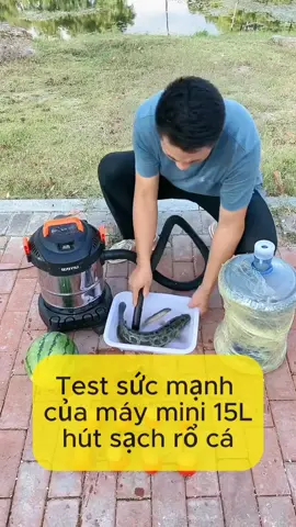 Test máy hút bụi khô ướt Kumisai- Hút gì cũng sạch😂 Hút luôn cả rổ cá🐬🐬🐬 Bạn nghĩ máy hút bụi chỉ hút được bụi? Xem ngay chiếc máy Kumisai 15L này hút sạch từ bụi, nước cho đến… cá sống 📌Test thật 100% không tin thử xem😛 nhỏ mà có võ, hút gì cũng bay màu #xuhuongtiktok #kumisai #mayhutbui 