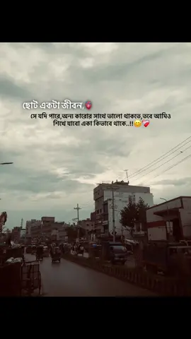 #ছোট একটা জীবন,দি পারে,অন্য কারোর সাথে ভালো থাকতে,তবে আমিও শিখে যাবো একা কিভাবে থাকে..!!😊❤️‍🩹#Foreyoupage 