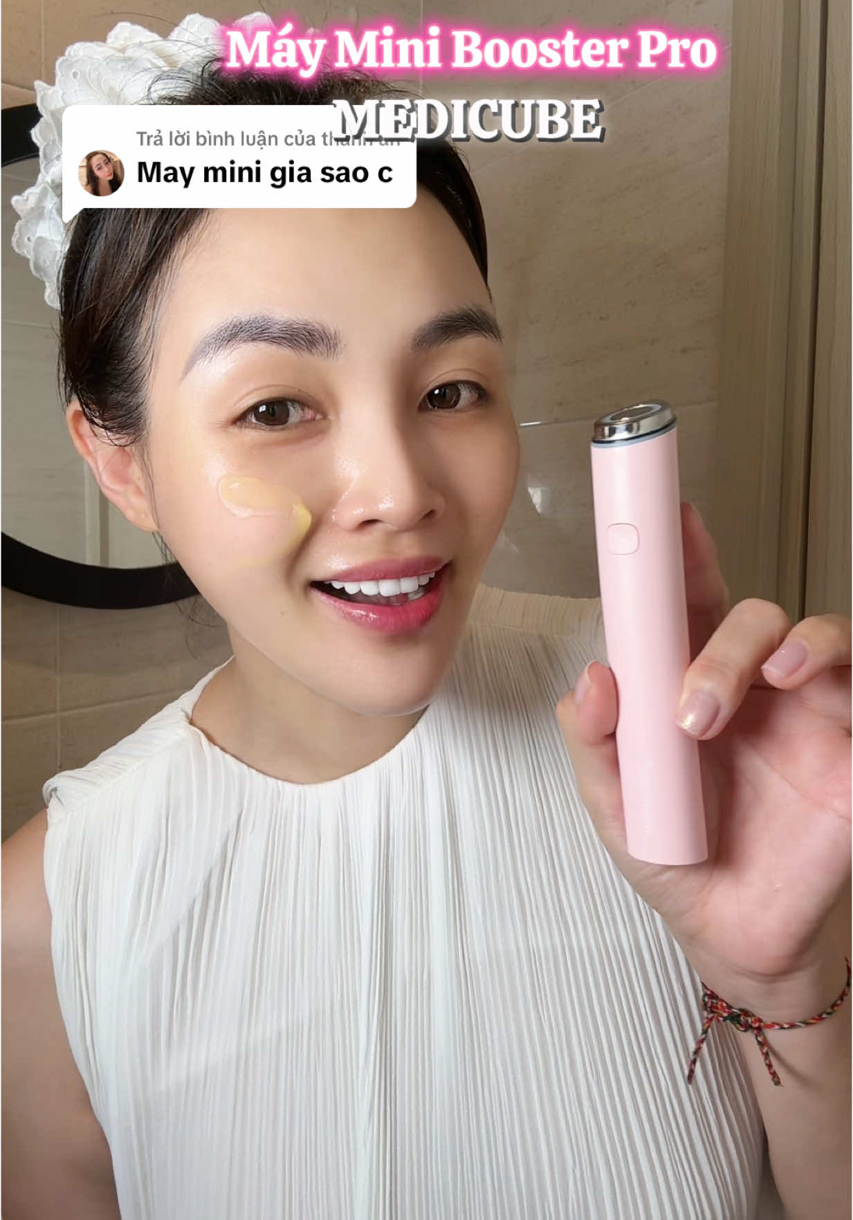 Trả lời @thanh an Hơn 2 củ/ máy đẩy tinh chất . Có điều kiện và siêng xài thì nên mua nha mí bà #medicube #maymassage #maydaytinhchat #miniboosterpro #BeautyTok #xuhuong #LearnOnTikTok 