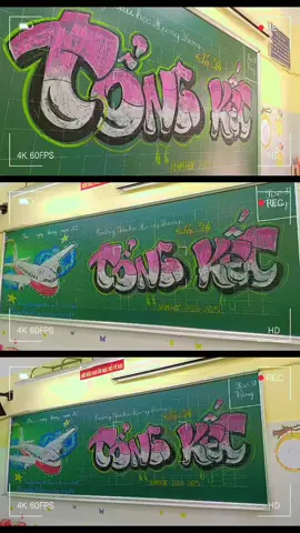 Vẽ bảng tổng kết theo kiểu chữ Graffiti  #hashtag  #giaovien  #giaovientieuhoc  #xuhuongtiktok  #vebangnghethuat 
