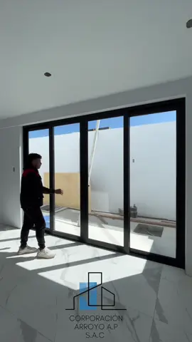 INFORMES: 📲 902021177 ✅ Mampara en serie 80 completamente hermética y termo acústico con aluminio de alta calidad y vidrio insulado de 20mm  #huancayo #ventanas #mamparas #vidrios #aluminium #fye 