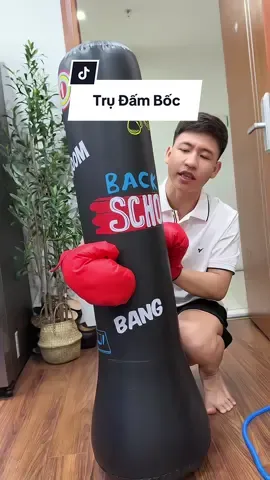 Trụ đấm bốc tự cân bằng (tặng kèm bơm) #haohomhinh #trudamboc 