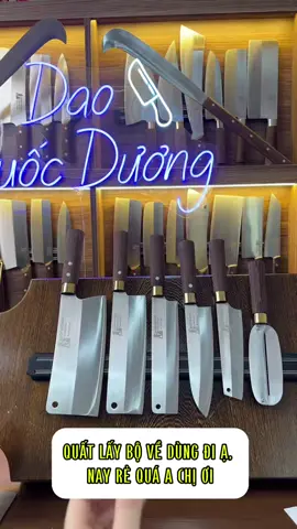 Combo 6 dao này đúng , đủ, đầy cho a chị dùng gia đình luôn đấy ạ #daobep #dao #daotheptrangkhonggi #xuongdaoquocduong #daotienloc 