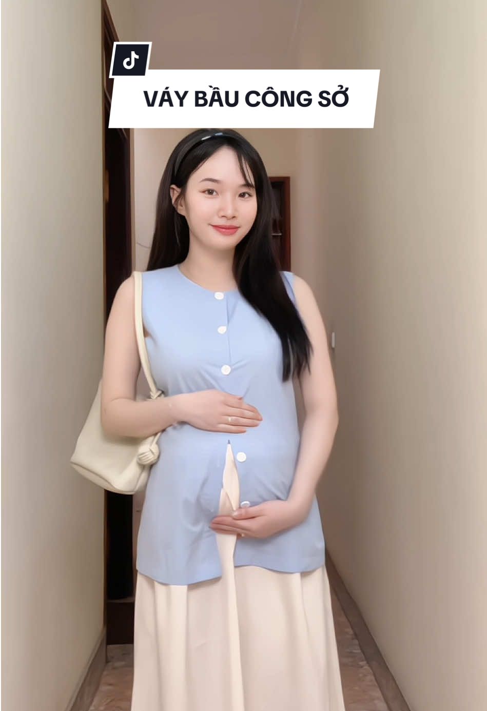 Chân váy bầu công sở mặc đi làm, đi chơi đều hợp lun nha, chất vải mùa này mặc mát lắm lun. Bụng co giãn tốt nên các mom mặc đến lúc bầu to và sau sinh vẫn ok lun nha #fyp #viral #mebau #vaybauxinh #chanvaybau #vaybau #mangthai #mevabe 