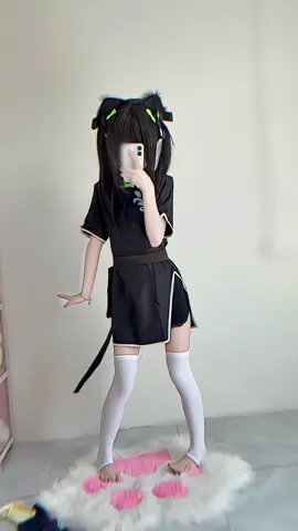 So cuteee❤️💚🖤#cosplay #cosplayer #xuhuong 