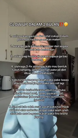 GLOW UP 2 BULAN⁉️ emang bisaa??? bisaaa dongg #GlowUp #fyp #personalcare #skincaretips #relatable 