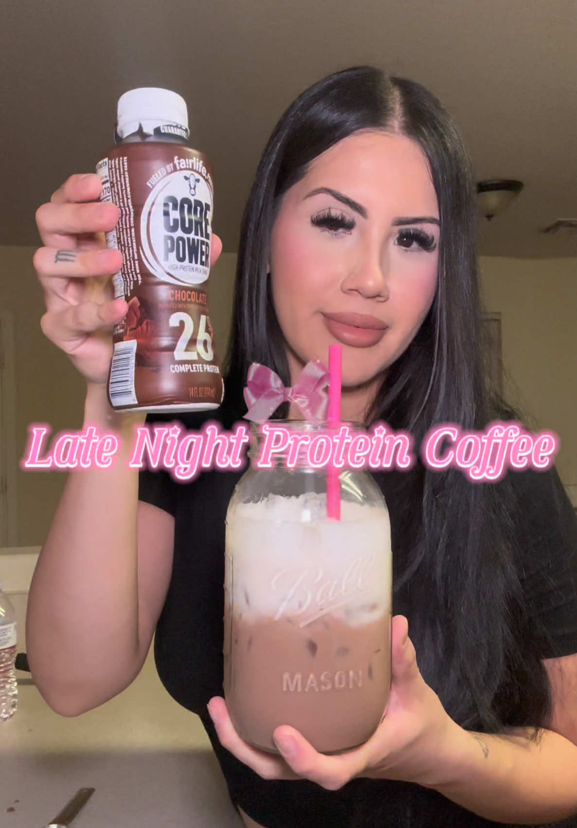 It’s basically a mocha latte 🫢 #corepower #fairlifeproteinshake #fairlifeprotein #proteincoffee #proteindrink 