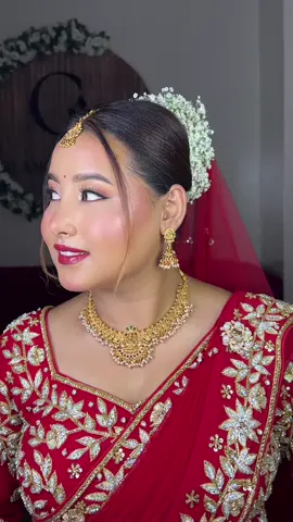 Oir beautiful nepali bride all the Australia😍 #creatorsearchinsights #glamourbyasmi #makeupartist #nepalibride #behuli #bride #bridemakeup 