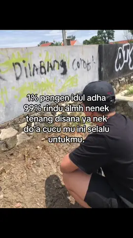 hanya do’a yg bisa menyapamu nek