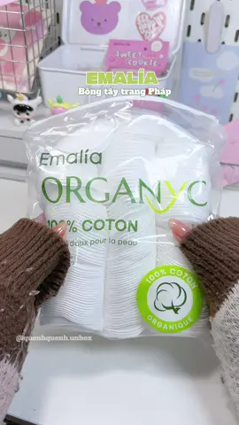 Bông tẩy trang này không bị sơ vải nè mấy bà ơii🌟#emalia #bongtaytrangemalia #bongtaytrangquocdan #unboxing #review #quenhquenhreview 