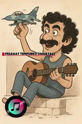 #CapCut #iwanfals #pesawattempurku #fullsong #80s ✓ Penyanyi, pencipta lagu dan tokoh seniman kritis Indonesia, Iwan Fals, merilis lagu 