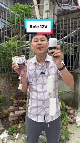 Role an toàn phao điện 12V chống giật trên bể nước #dienmayhoangminh 