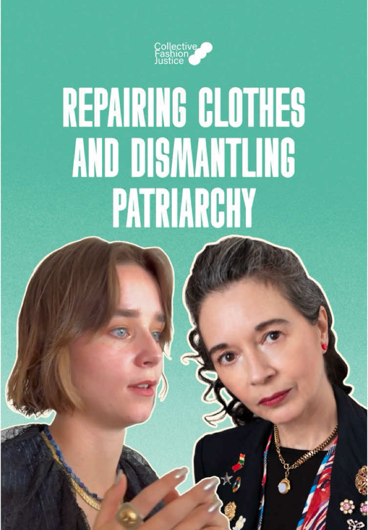 In a patriarchal, throw-away culture of fast fashion, repairing our clothes with skills women have honed over generations — while being disempowered and undervalued for it — is an important act of resistance and reimagining towards a better world.
‌ @Orsola de Castro, co-founder of @Fashion Revolution and author of Loved Clothes Last joins us on the Collective Fashion Justice’s Fashion, Really? podcast to discuss this idea.
‌ On the episode we also talk about green-washing, the latest fashion news impacting people, animals and the planet, and where to start when it comes to caring for your clothing better. 🤎🌱 #ethicalfashion #womanempowerment #fastfashion #fashionrevolution #fashionpodcast 