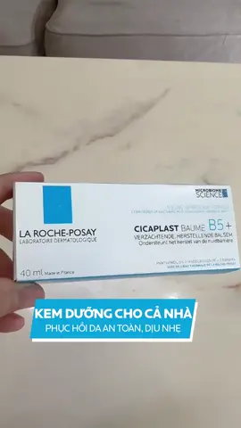 Kem dưỡng phục hồi đa năng Cicaplast B5+ cho cả nhà, giúp làm dịu chỉ sau 1 lần sử dụng #larocheposayvn #Cicaplast #chuyengiachualanh 