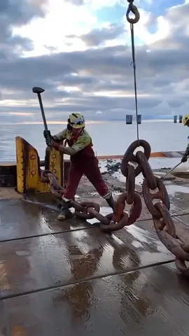 Anchor Dropping in The North Sea.⚓️😨 #northsea #bigwaves🌊 #scary #jobs #foryoupage #viral #foryou #fypシ 