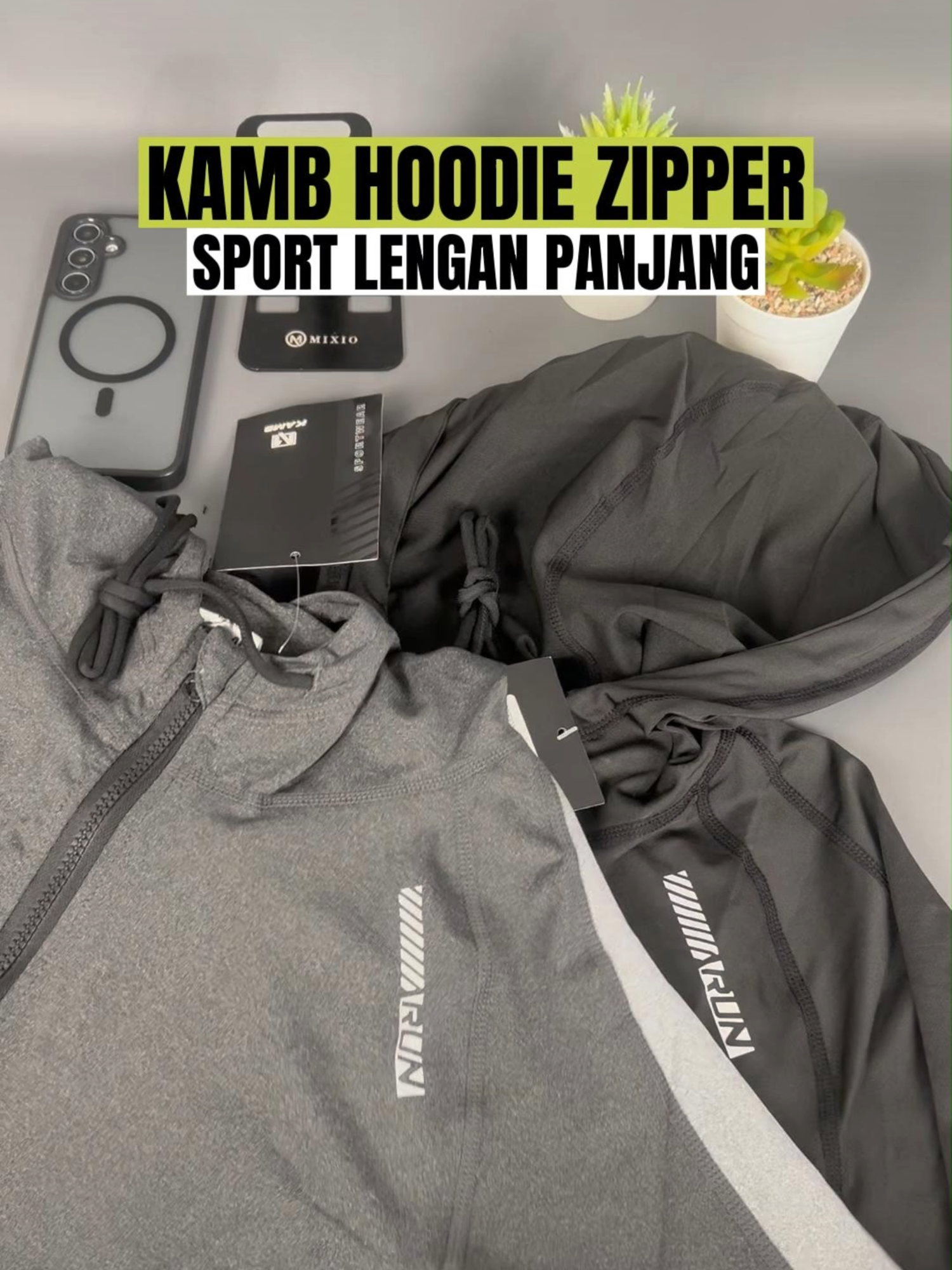 Tetap aktif & stylish bareng KAMB Hoodie Sport! Nyaman dipakai buat olahraga, jalan santai, atau nongkrong. Bahan ringan, adem, fleksibel, dan pastinya bikin kamu makin percaya diri! - Full zipper depan - Lengan panjang - Cocok buat aktivitas outdoor & indoor Udah punya belum? Wajib banget masuk wishlist kamu! #Sportwear #HoodieZipper #StreetwearStyle #FYP #HoodiePria #OlahragaStylish #HoodieKeren