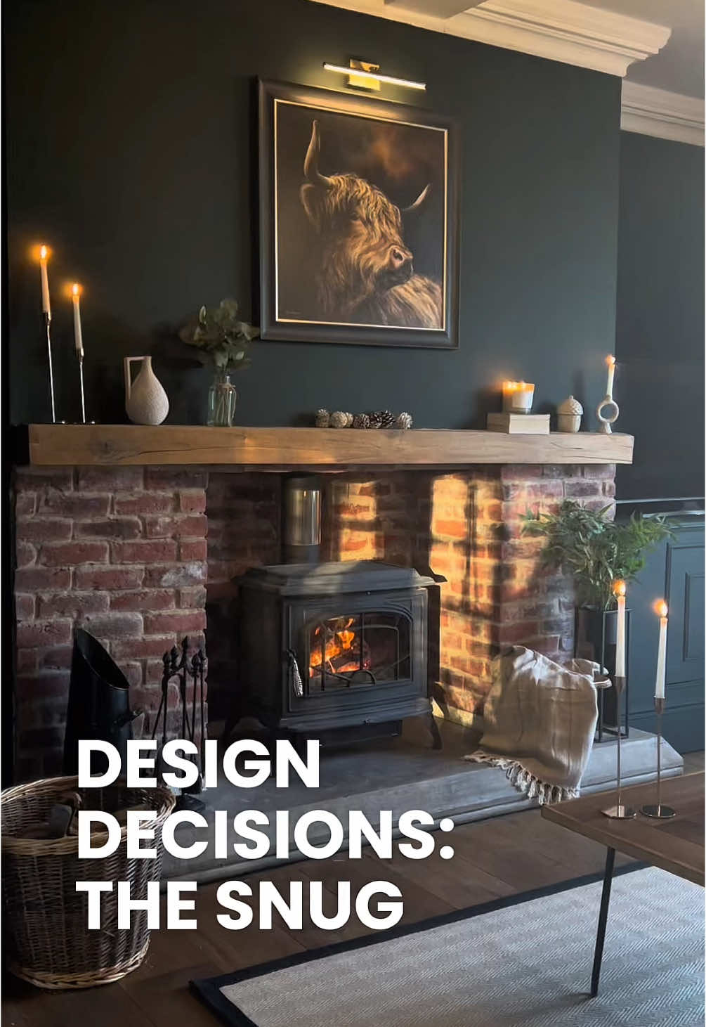 Design Decisions: The Snug (the green room) 🛋️ #homerenovation #budgetmakeover #diyproject #darkacademiaaesthetic #interiordesign 
