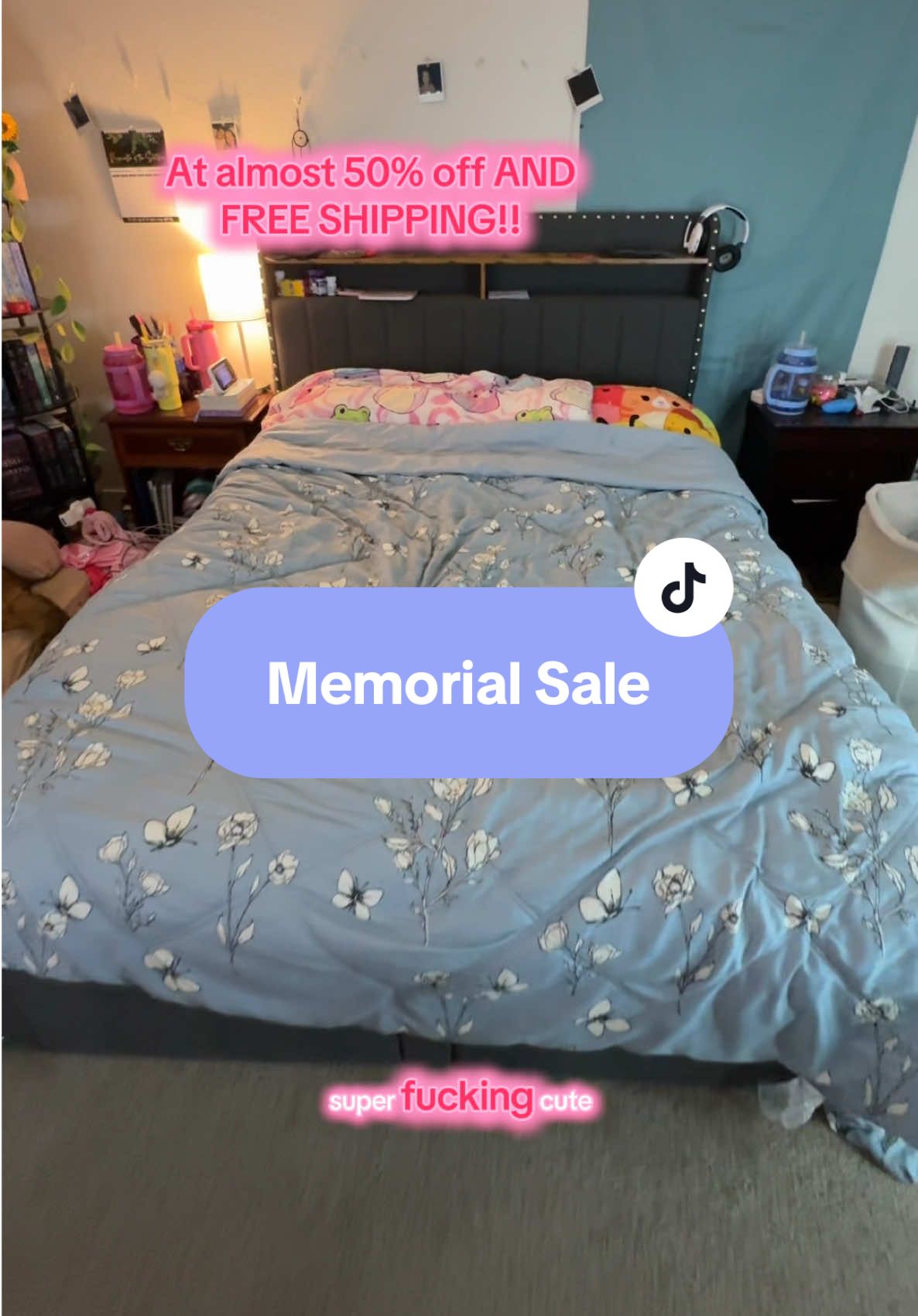 Hit the sale before it’s too late!! @Raybee Cher @RaybeeFurniture #fyp #memorialsale #upholsterybed #TikTokShop #raybeefurniture #lilmama224 #foryou 