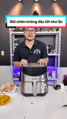 Nồi chiên không dầu có tốt như quảng cáo #noichienkhongdau #noichienkhongdaudanang #dendatrainghiem 