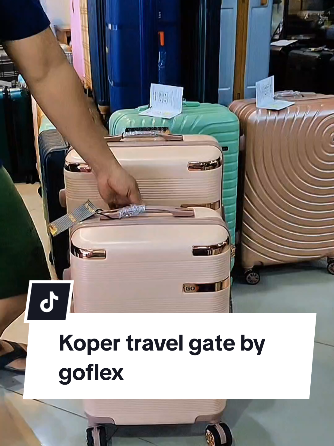 Koper Mewah Travel gate by Goflex kuat kokoh tahan banting anti gores ukuran kabin dan bagasi #koper #kopermurah #kopermurah #koperkabin #koperbagasi #koper20inch #koper24inch 