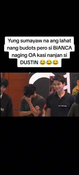 kuya ang daya mo ipakita mo ang reaksyon ni @dustinyuu kung pano sayawin ni @biancadeveraa  ang budots hahaha