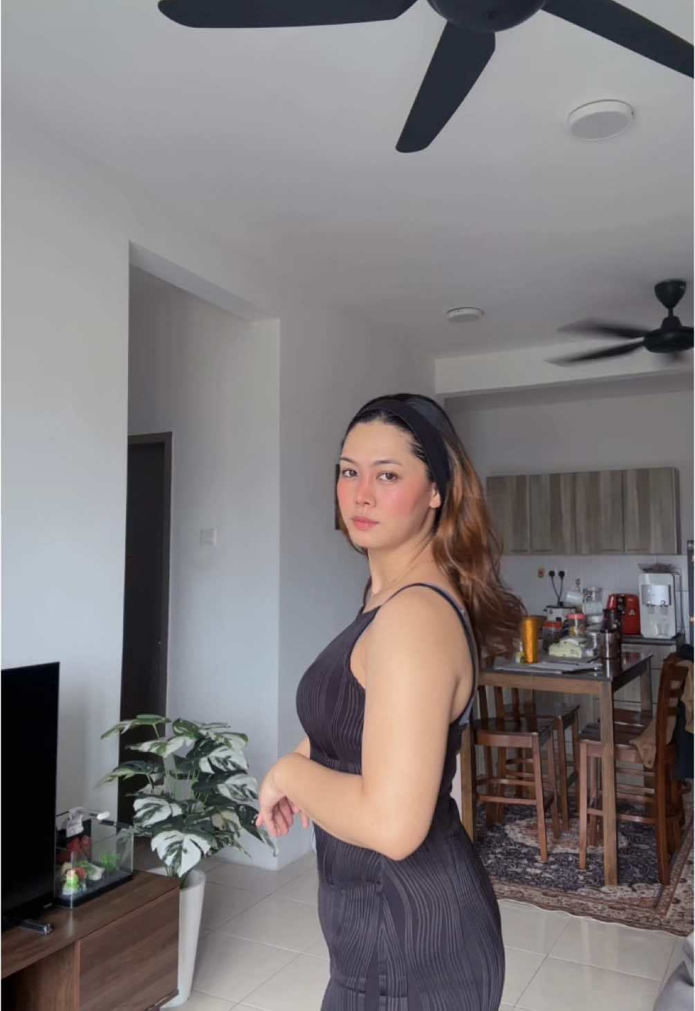 Maxi black dress #fyp 