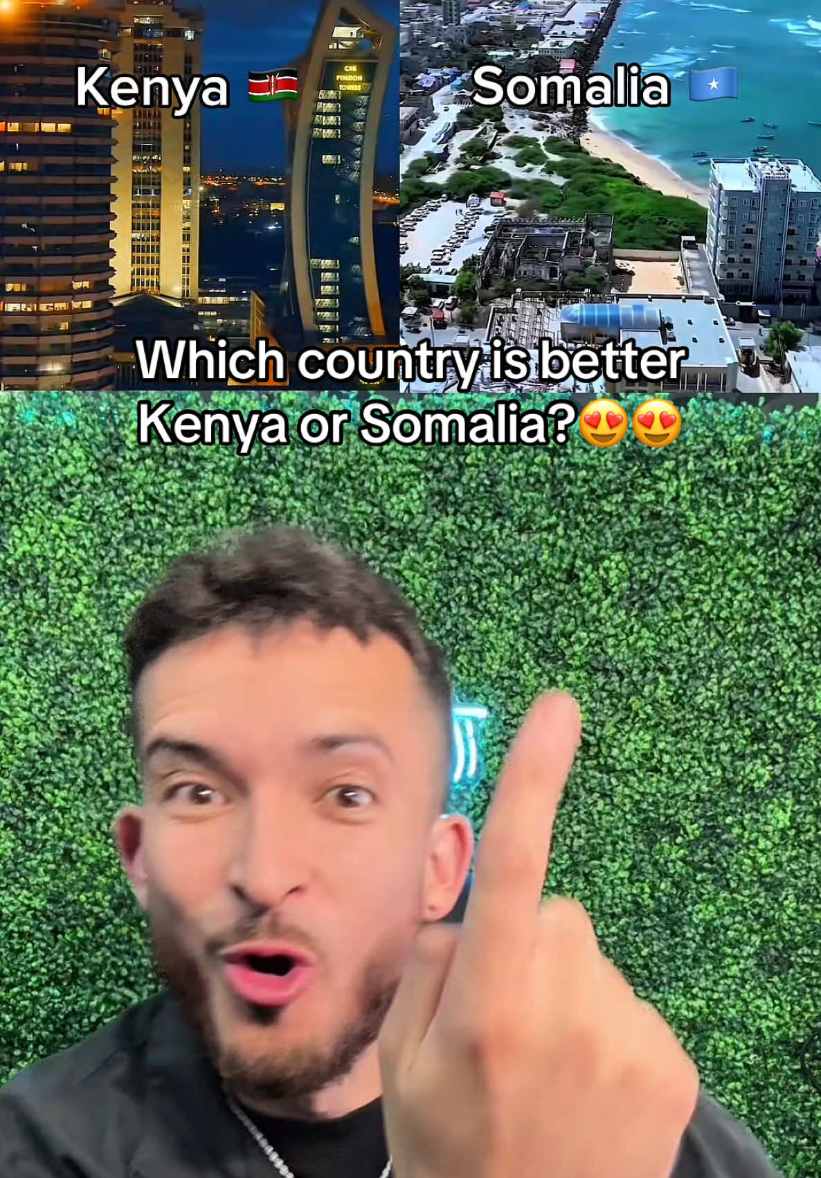 Which country is better Kenya or Somalia?😍😍 #africa #africantiktok #kenyantiktok🇰🇪 #kenyantiktok #kenya #somalitiktok #somalia #somali #african 