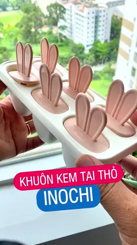 Tự làm kem tại nhà siêu dễ với khuôn kem tai thỏ của nhà Inochi, khuôn làm từ nhựa nguyên sinh an toàn, chịu nhiệt tới -20°C nên bỏ ngăn đá thoải mái không lo nứt bể. Chỉ cần đổ sữa vào khuôn, đậy nắp và để tủ đông vài tiếng là có ngay que kem xinh xắn, dễ thương cho bé thưởng thức mùa hè! #khuonkemtaitho #inochi #khuonlamkem #khuonkeminochi #review #cherryladystyle